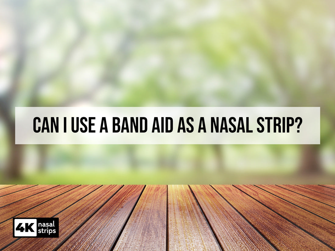 can i use a band aid as a nasal strip