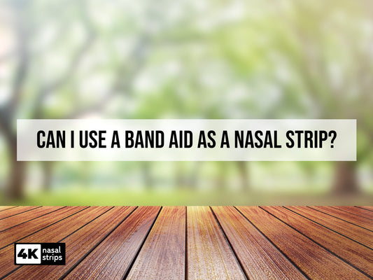 can i use a band aid as a nasal strip