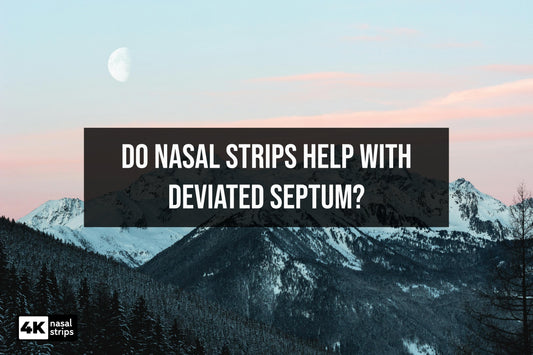 do nasal strips help with deviated septum