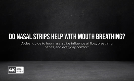 do nasal strips help with mouth breathing?