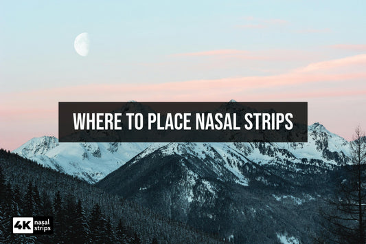 where to place nasal strips