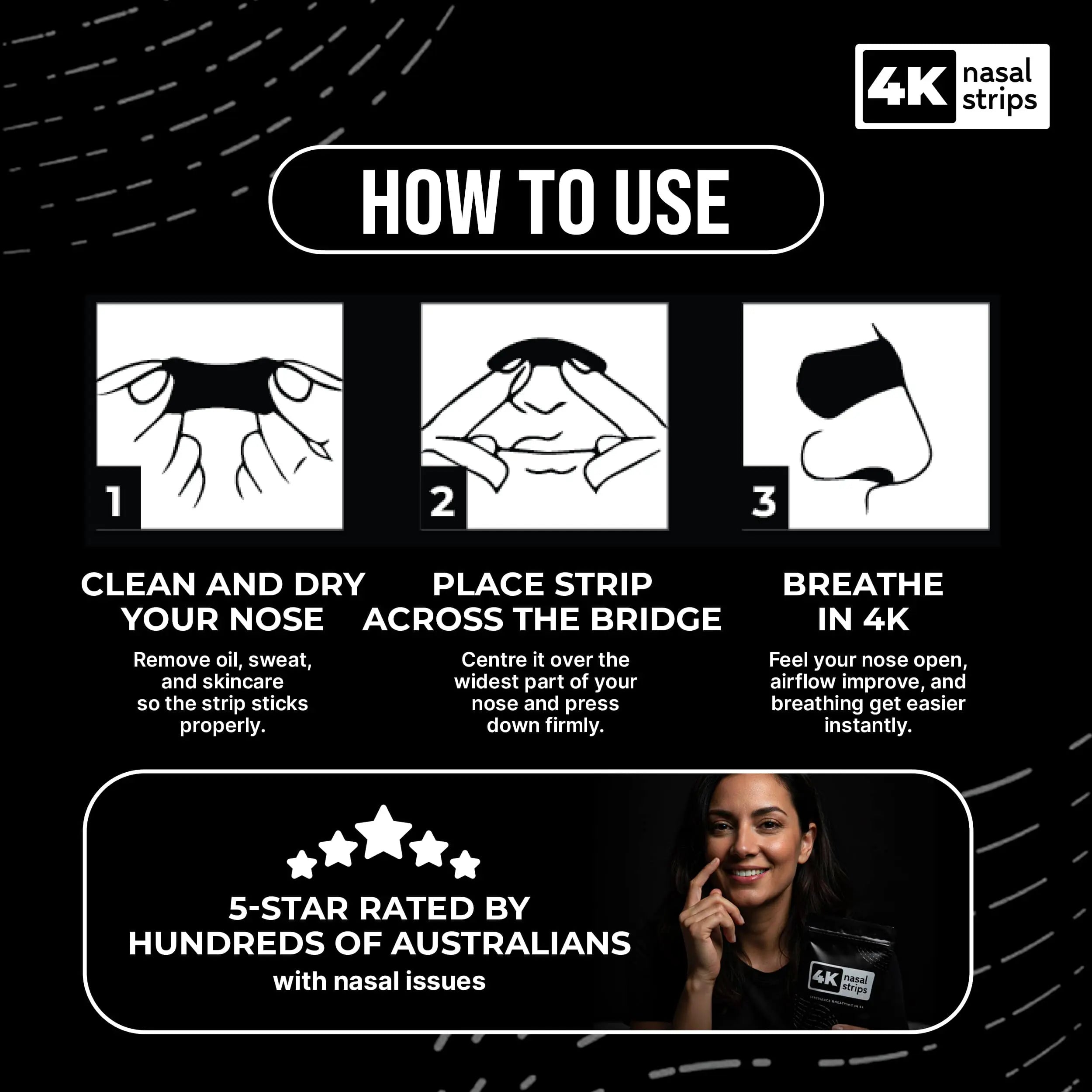 nose strips how to use