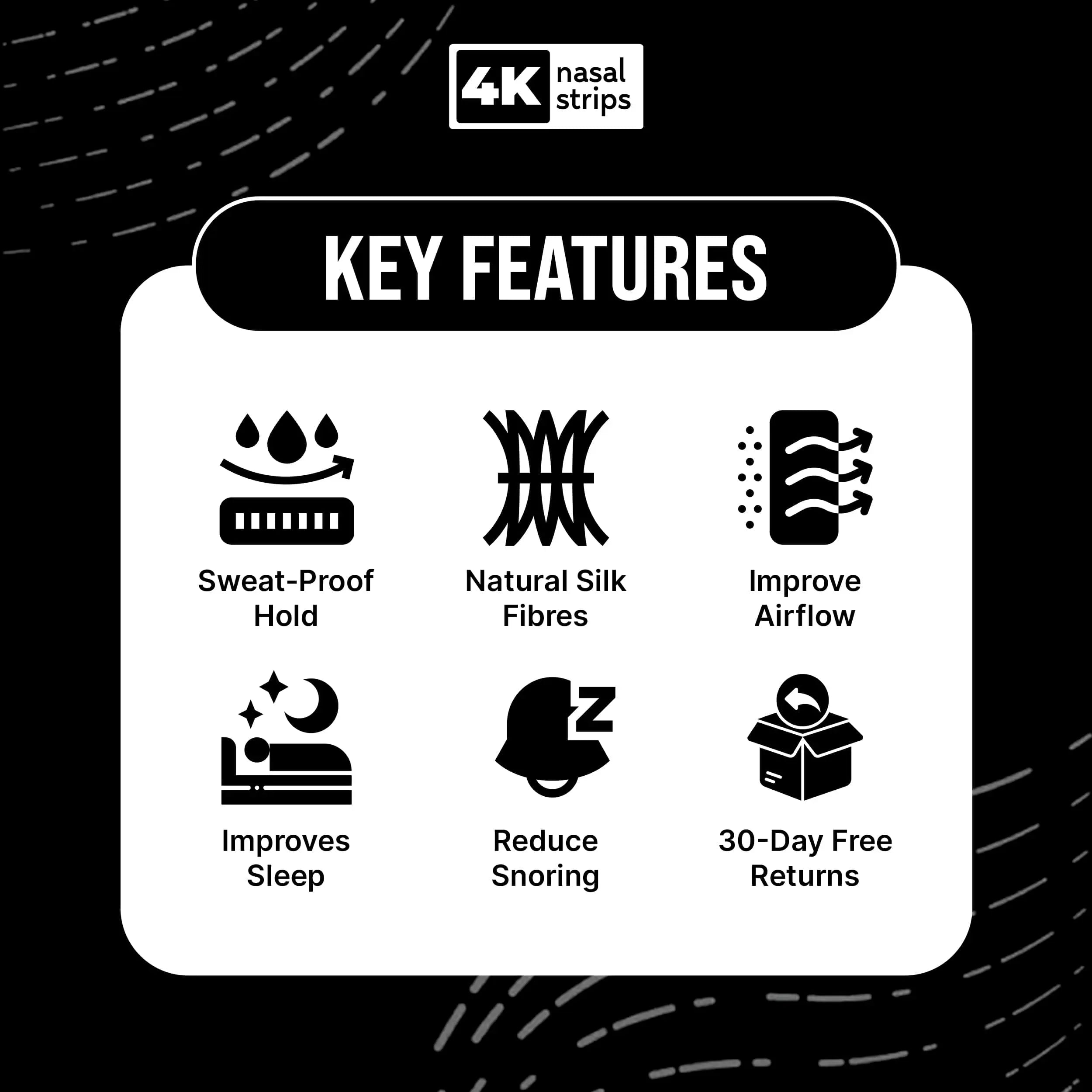 nose strips key features